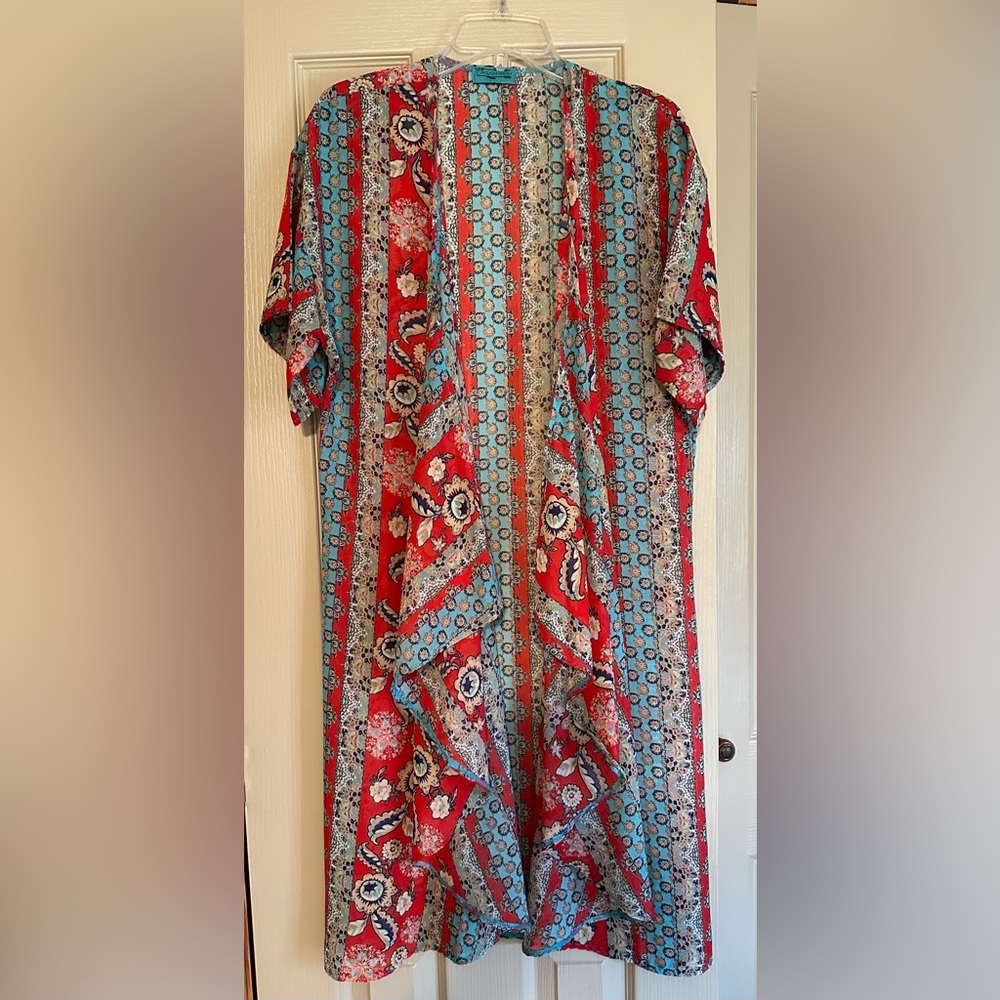 Turquoise Haven kimono